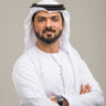 Portrait of arabic man with kandora in a studio